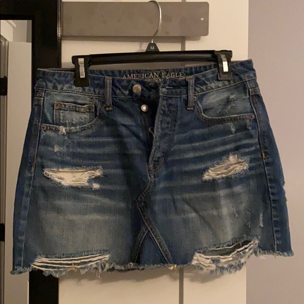 Blue jean skirt